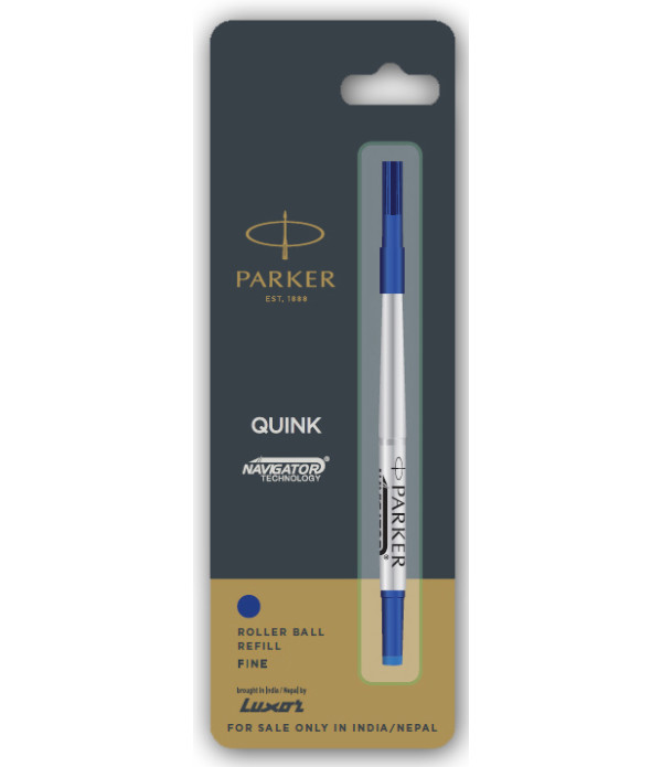 Parker Navigator Roller Ball Pen Blue and Black Refills