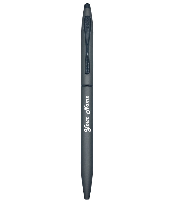 Cello Personalized Name on Pen Signature Carbon Slim Ball Pen with Gift Bag Customized For Men and Women | Teachers | Weddings | Corporate | Employee Gifting