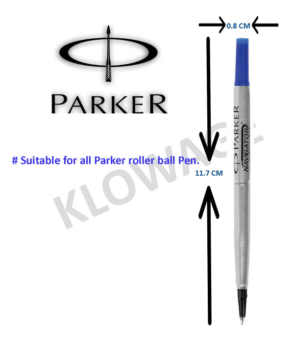 Parker Navigator Roller Ball Pen Blue Refills Refill