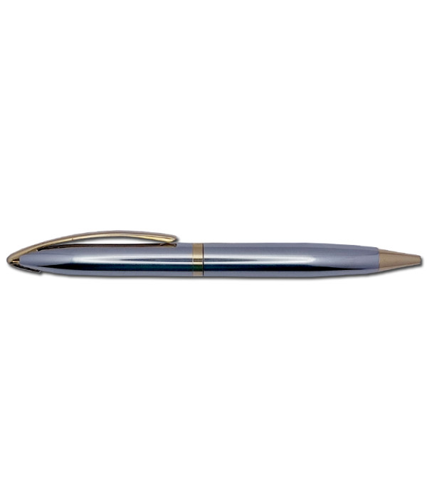 KlowAge Saint Stainless Steel Gold Trim Ball Pen with attractive Gift Box