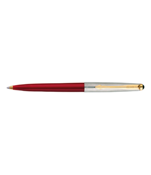 PARKER GALAXY STANDARD BALL PEN WITH GOLD TRIM & Gift Bag