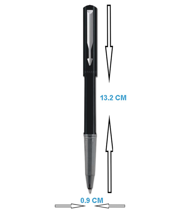 PARKER BETA NEO (Black) ROLLER BALL PEN WITH STAINLESS STEEL & Gift Bag