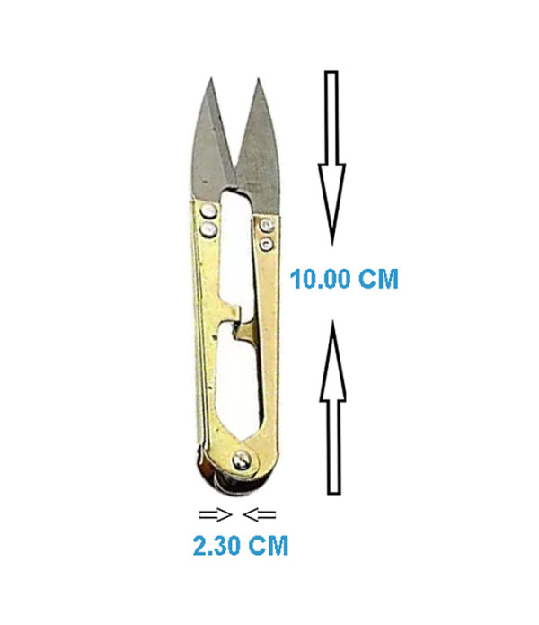  Silk Thread Cutter/Trimmer Rotary Fabric Cutter(Dhaga Cutting).Portable Embroidery Sewing Tool Snips Thrum Thread Cutter Mini Scissors Tailor Scissors