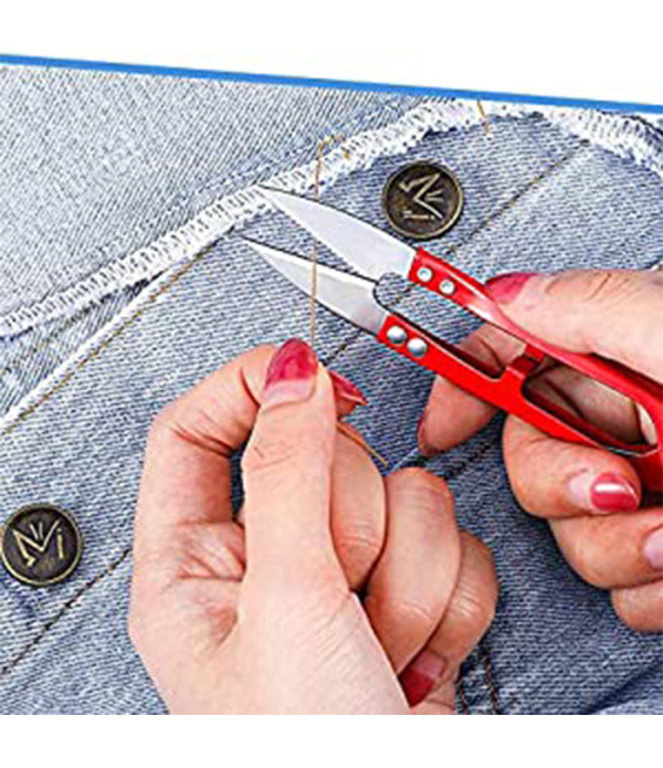  Silk Thread Cutter/Trimmer Rotary Fabric Cutter(Dhaga Cutting).Portable Embroidery Sewing Tool Snips Thrum Thread Cutter Mini Scissors Tailor Scissors