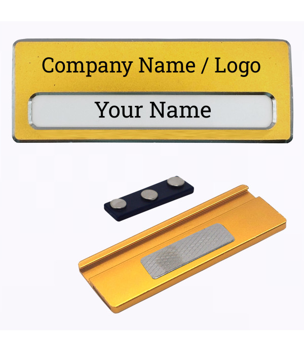 Best Metal Custom Engraved Flexible(Change Name) Name Tag Badges,Name Plate – Personalized Identification | Name Plate