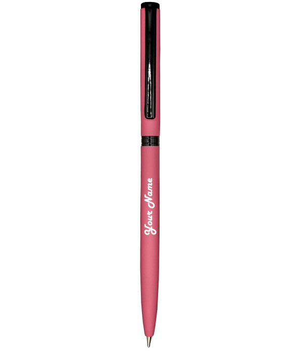 A Engraved Your Name on Pen Personalized Pen Saint Pinky Ball Pen with Gift Bag Customized For Men and Women | Lover | Weddings | Corporate | Employee Gifting | valentine day