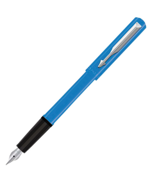 PARKER BETA NEO (Blue) FOUNTAIN PEN WITH STAINLESS STEEL & Gift Bag