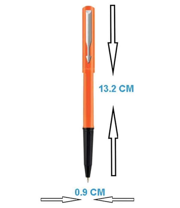 PARKER BETA NEO(Orange) BALL PEN WITH STAINLESS STEEL & Gift Bag