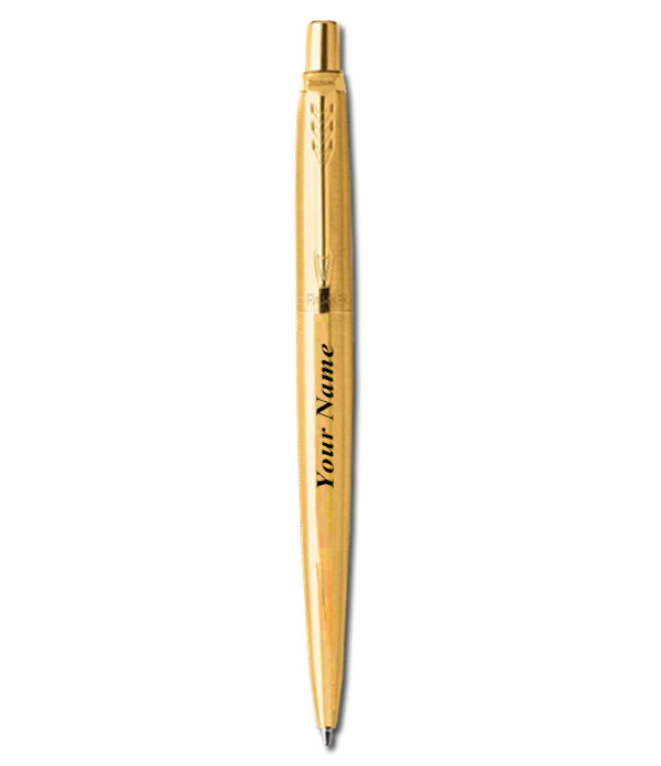 Parker Personalized  Jotter London Gold Ball Pen Name on Pen with Gift Bag Customized For Men and Women | Teachers | Weddings | Corporate | Employee Gifting