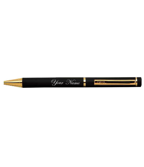 Cello Personalized Name on Pen Signature Origin Ball Pen with Gift Bag Customized For Men and Women | Teachers | Weddings | Corporate | Employee Gifting