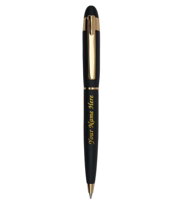 KlowAge Matte Black customized executive pen Gifting Personalized Pen With Name Engraved Ballpoint Pen Gifting