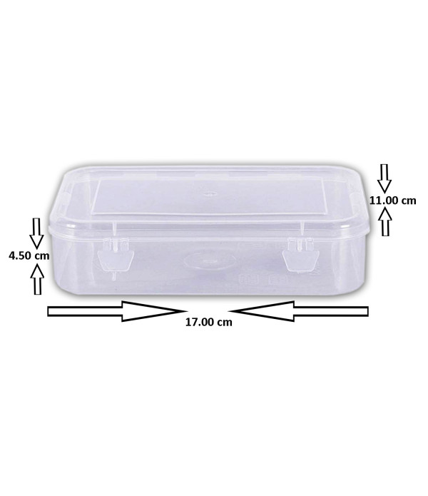 Jewellery Organiser Plastic Box Use for Storing Medicines, Pills, Screws, Jewelry,Stationery Items