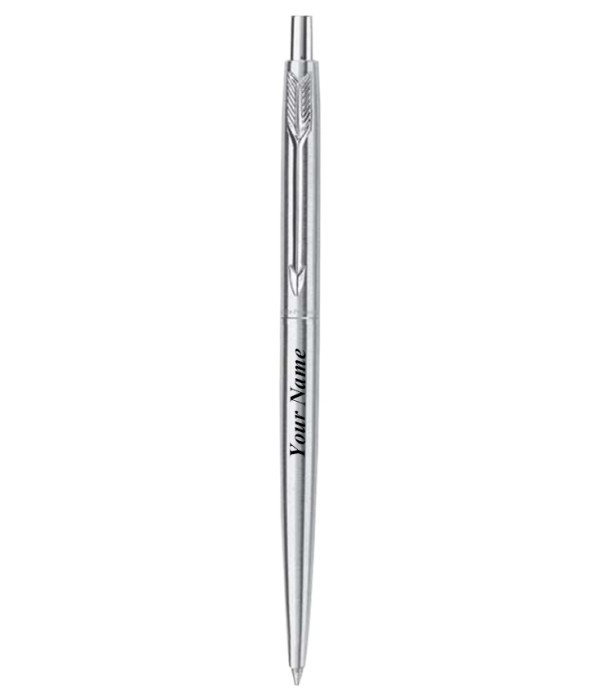 Parker Personalized Classic Stainless Steel CT Ball Pen Name on Pen with Gift Bag Customized For Men and Women | Teachers | Weddings | Corporate | Employee Gifting