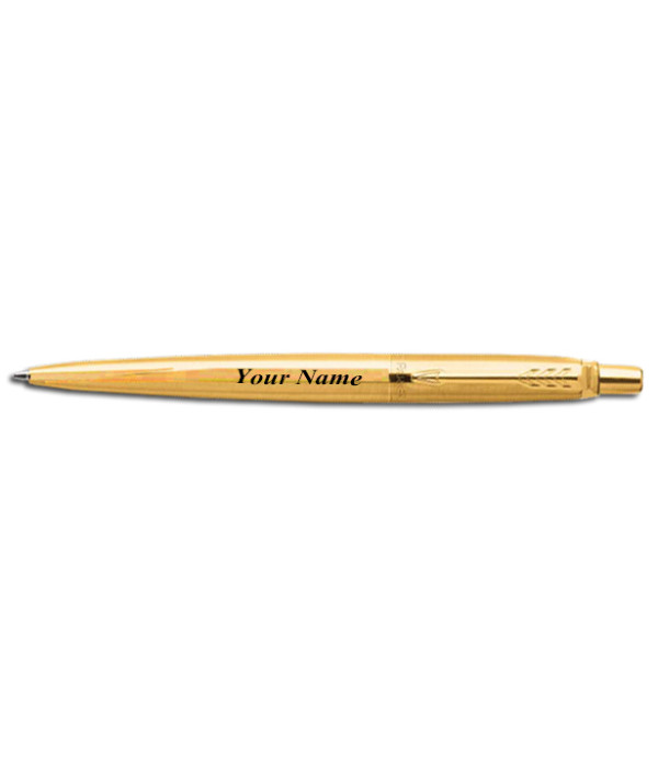 Parker Personalized  Jotter London Gold Ball Pen Name on Pen with Gift Bag Customized For Men and Women | Teachers | Weddings | Corporate | Employee Gifting