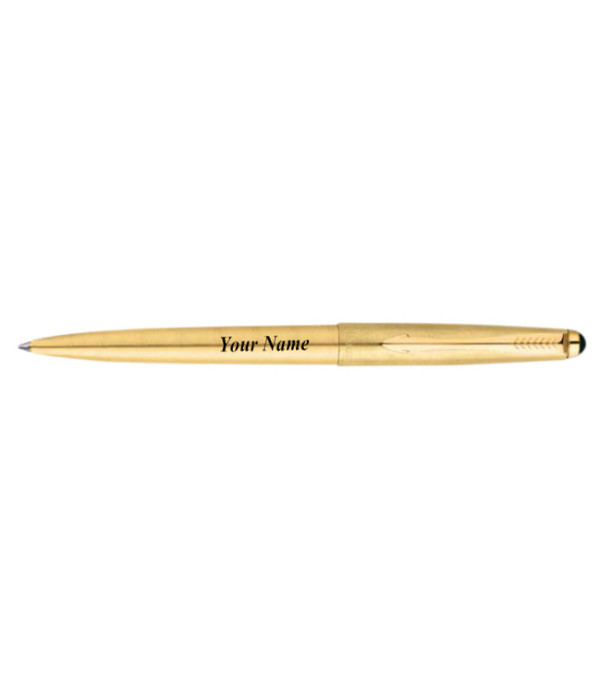 Parker Personalized GALAXY GOLD BALL PEN WITH GOLD TRIM  Name on Pen with Gift Bag Customized For Men and Women | Teachers | Weddings | Corporate | Employee Gifting