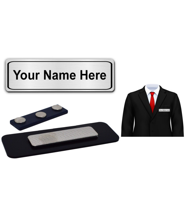 Custom Engraved Magnetic Name Tag Badges...