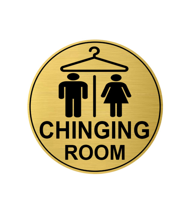 KlowAge Changing Room Self-Adhesive Gold...