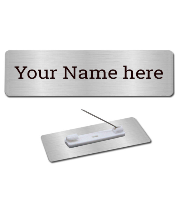 Company Logo / Name Pin Metal Tag Badges...