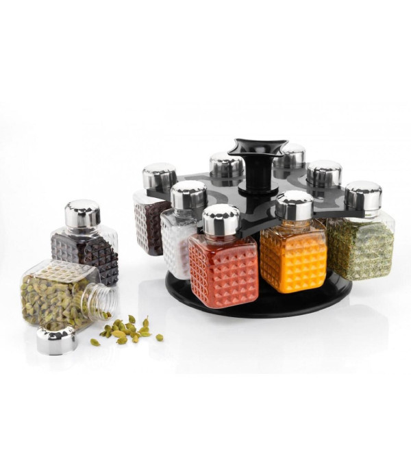 16 PC SQUARE SPICE RACK