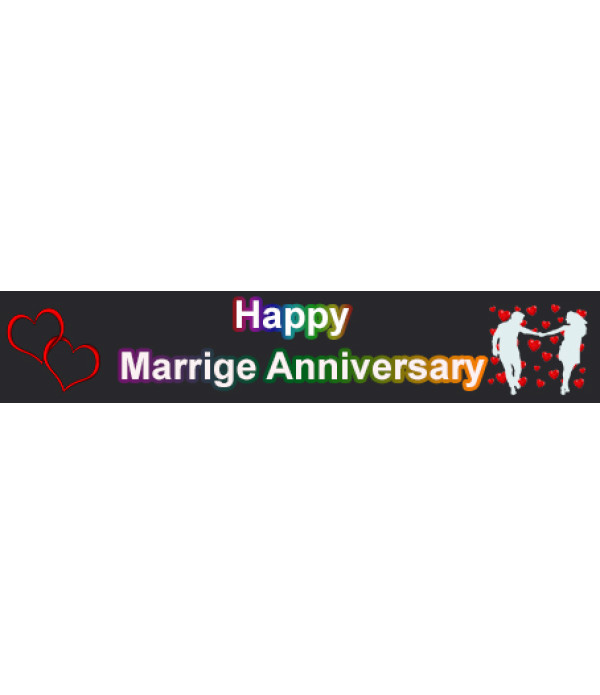 KlowAge Saint Matte Black Gold Trim Ball Pen with attractive Happy Marriage Anniversary Wishing Gift Card & Gift Box