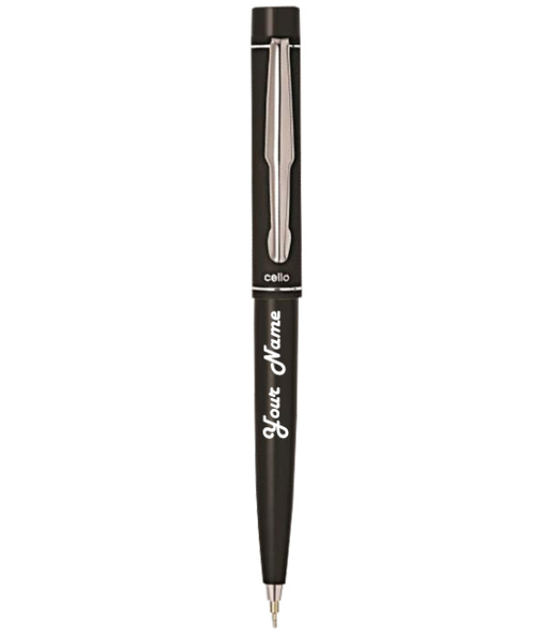 Cello Personalized Name on Pen Black Jack Ball Pen with Gift Bag Customized For Men and Women | Teachers | Weddings | Corporate | Employee Gifting