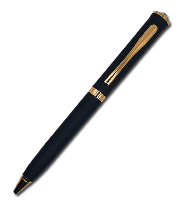 KlowAge Saint Diamond Matte Black GT Ball Pen with Engraving Best of Luck for Exam Gift Box | Excellent Gift For propose Girl/Boy | Corporate Gift | Premium Pen