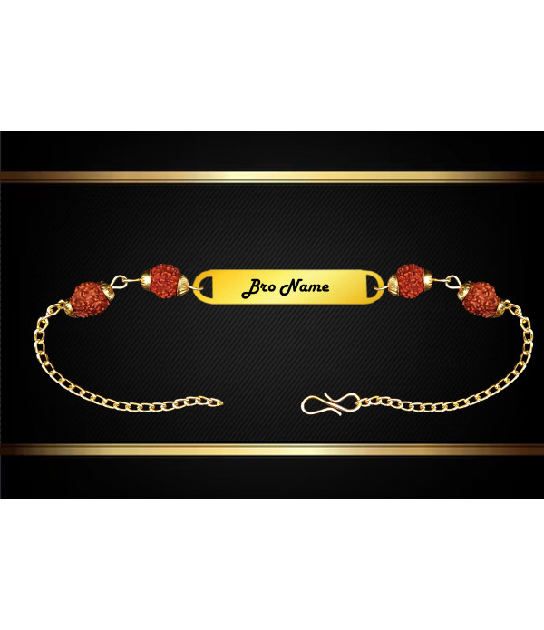 Personalized Rakhi With Name for Bro, Ra...