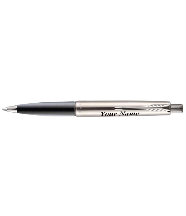 Parker Personalized  Frontier Stainless Steel CT Ball Pen with Name on Pen with Gift Bag Customized For Men and Women | Teachers | Weddings | Corporate | Employee Gifting