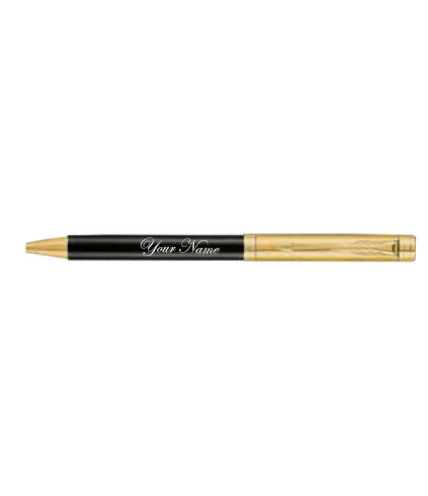 Parker Personalized Name on Pen Folio Premium Gold trim Metal Ball Pen with Gift Bag Customized For Men and Women | Teachers | Weddings | Corporate | Employee Gifting