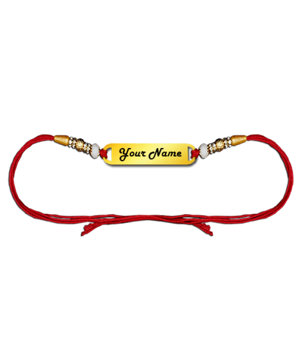 Personalized Rakhi With Name for Brother, Rakshabandhan Gift