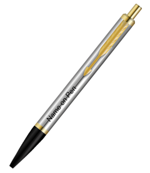 Parker Personalized Latitude Shiny Gold ...