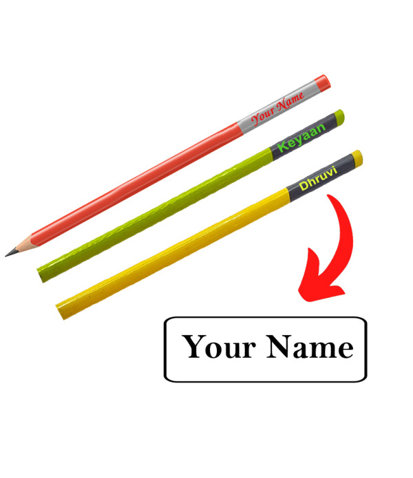 Name on Pencil DOMS Y1+ Super Dark Triangle Pencil 