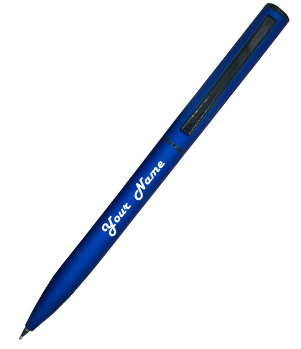 KlowAge Personalised Saint Navy Blue Ball Pen With Name On Metal Box and Name on pen Engraved | Customised Pen | Personalized Pen