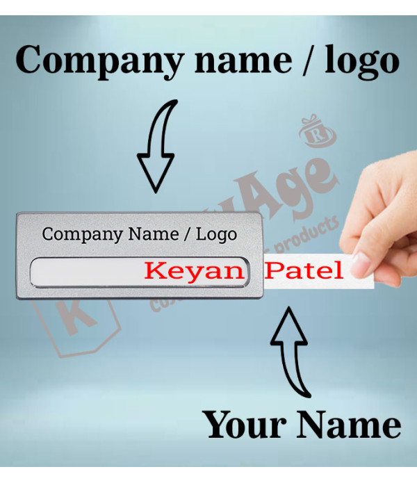 Best Metal Custom Engraved Flexible(Change Name) Name Tag Badges,Name Plate – Personalized Identification | Name Plate