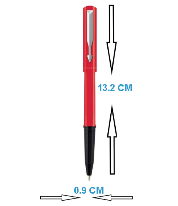 PARKER BETA NEO(Red) BALL PEN WITH STAINLESS STEEL & Gift Bag