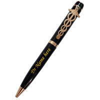 Engraved Your Name on Pen Personalized Pen Saint Matte Black Doctor Ball Pen with Gift Bag Customized For Men and Women | Doctor Birthday| Weddings | Corporate | Employee Gifting