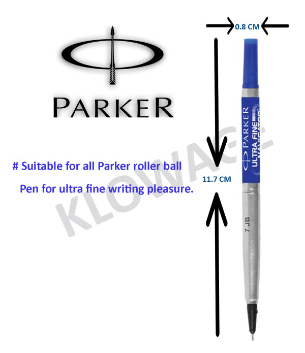 Parker Ultra Fine Navigator Roller Ball Pen Refills Blue Refill