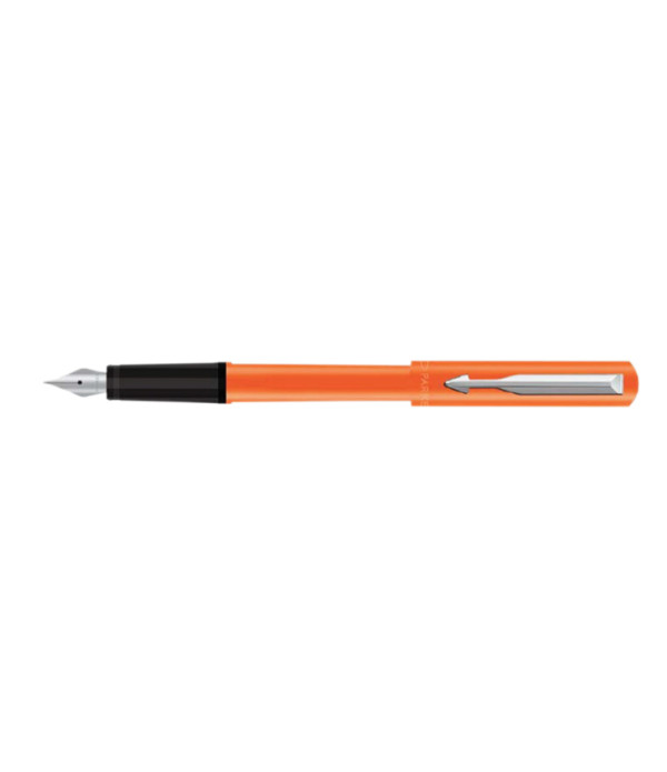 PARKER BETA NEO (Orange) FOUNTAIN PEN WITH STAINLESS STEEL & Gift Bag